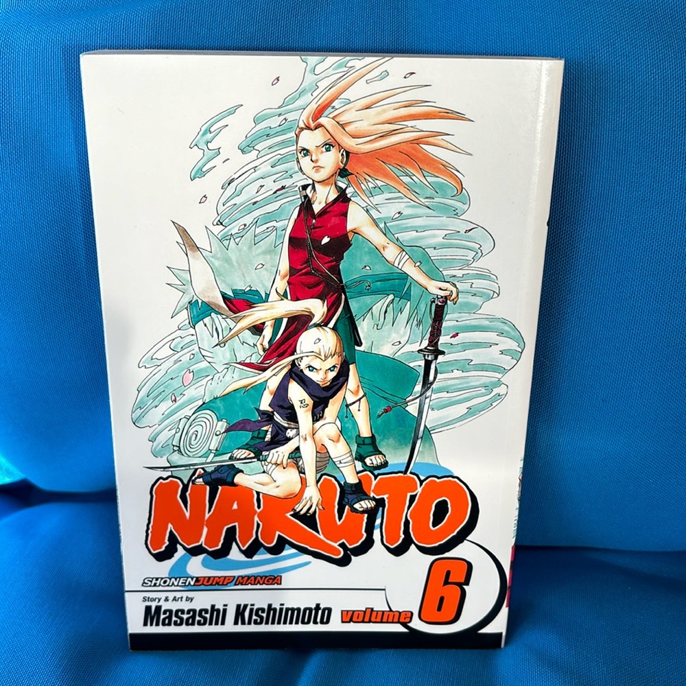 Naruto Comic Volume 6 Shonen Jump Rated T For Teens By Masashi Kishimato